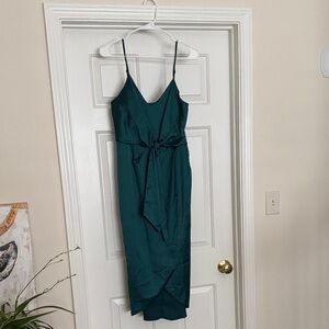 Cupshe Deep Green Midi Dress